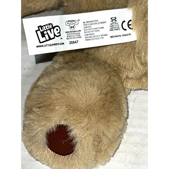 Little Live Pets Cozy Dozy Cubbles Bear Interactive Pacifier Sounds 10" Teddy - Picture 5 of 5